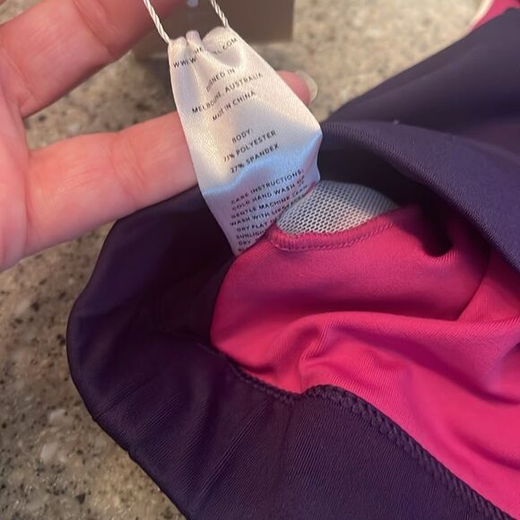 WILO THE LABEL Color Block Scoop Sports Bra *NEW* - Picture 6 of 9